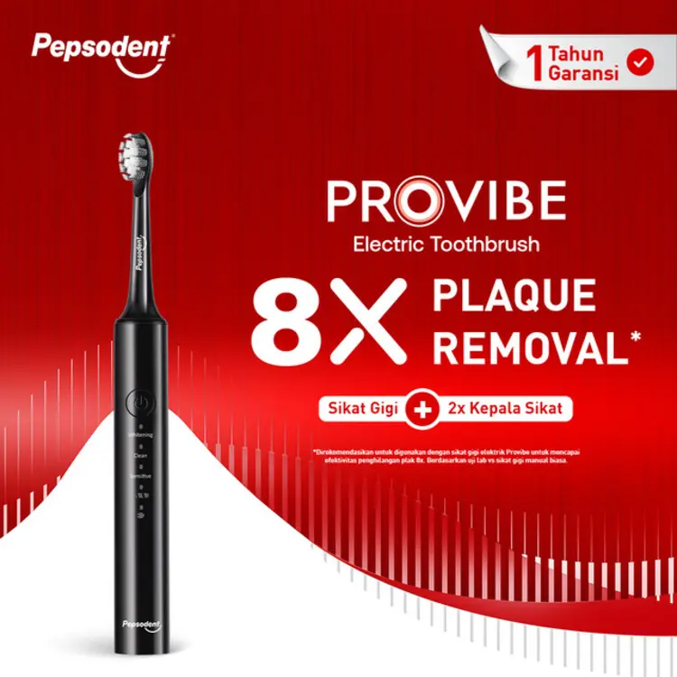 Pepsodent Provibe Sikat Gigi Electric Starter Kit