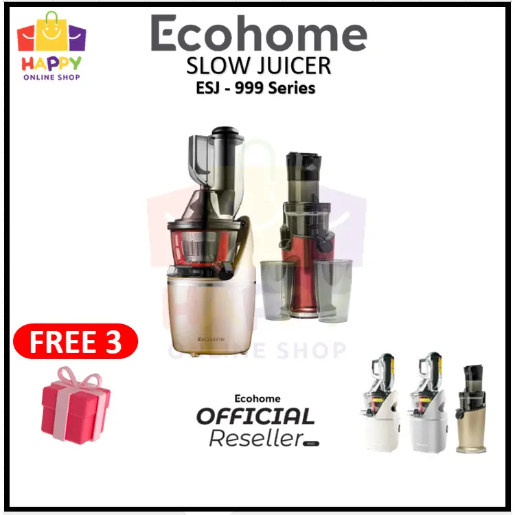 Ecohome Slow Juicer ESJ - 999 dan ESJ-999 BM