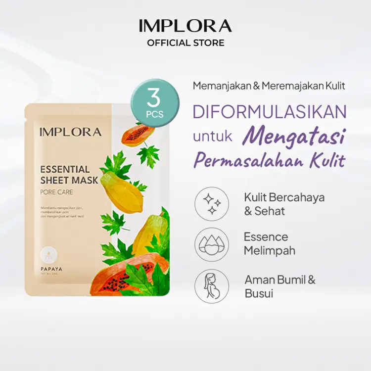 [3 PCS] Implora Essential Sheet Mask