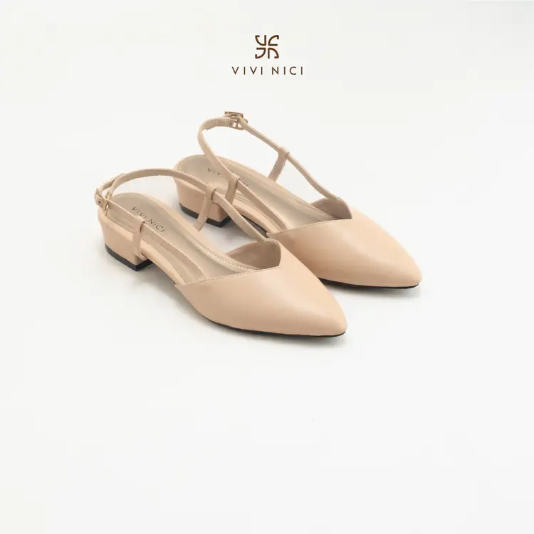 VIVI NICI - Xera Sepatu Sandal Mules Wanita Hak 3 Cm