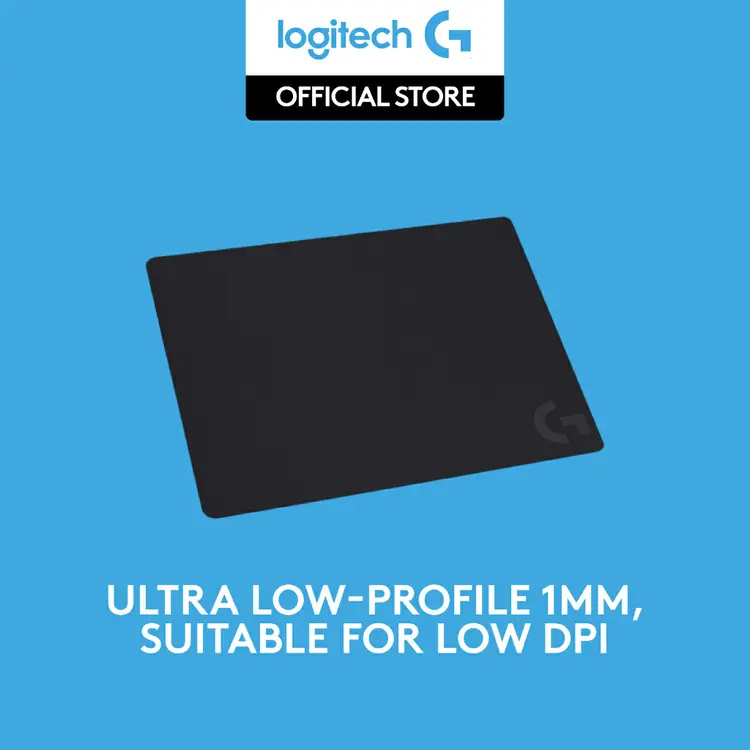 Logitech G240 Cloth Gaming Mouse Pad with Anti Slip and Optimized Gaming Sensor for Mac & PC (340x280 x1mm)
