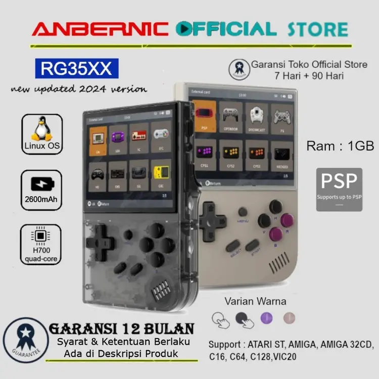 ANBERNIC RG35XX Handheld Retro Video Game Console Linux System