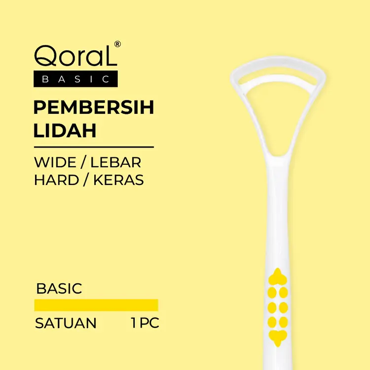 QoraL BASIC pembersih lidah / sikat lidah / tongue cleaner