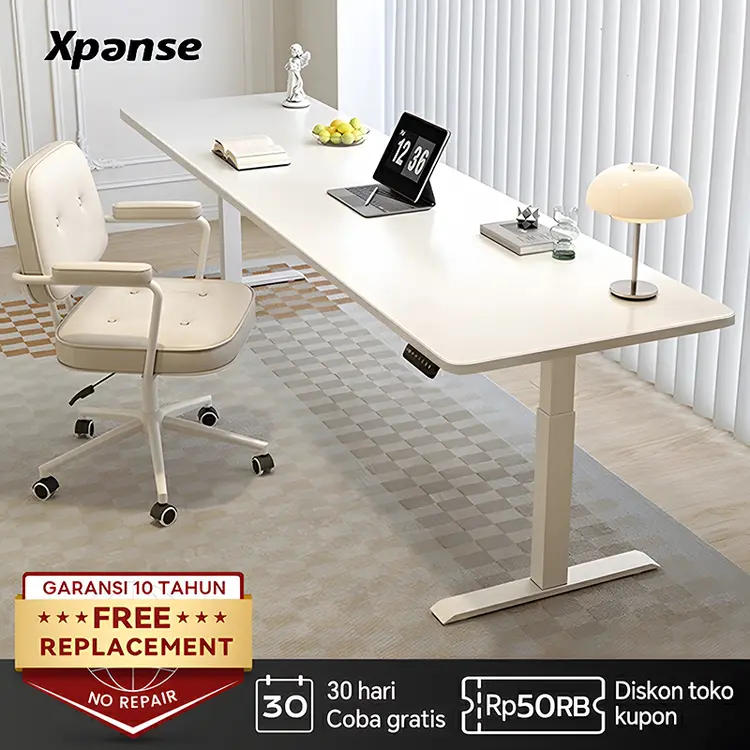 Xpanse Meja Kerja Elektrik Adjustable Standing Desk Meja Belajar Meja Komputer Kantor Meja Gaming