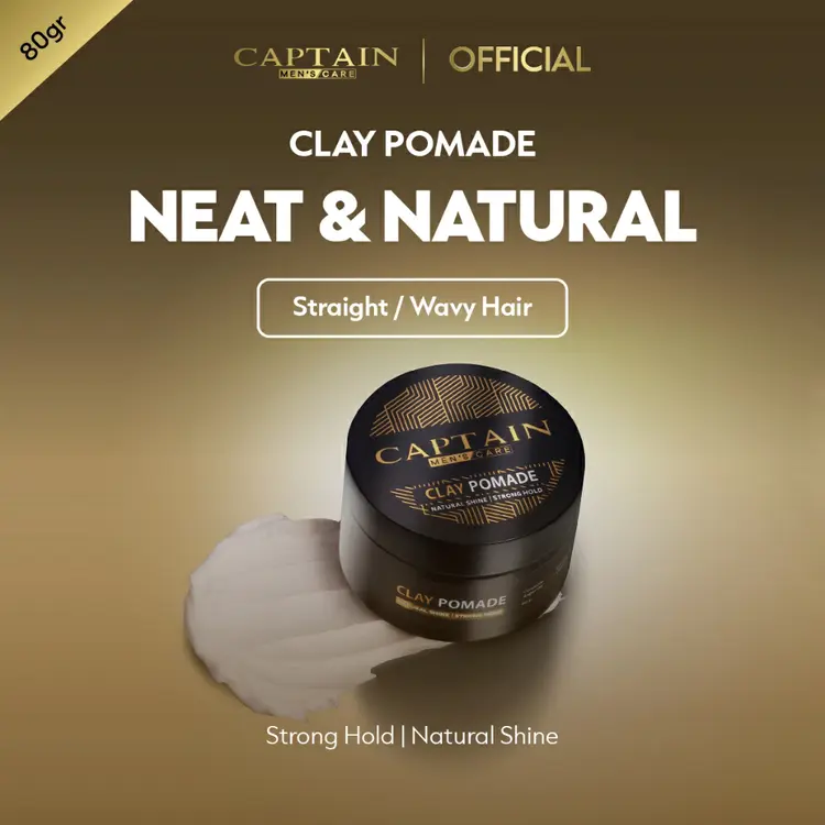 Captain Men's Care Care Clay Pomade 80gr