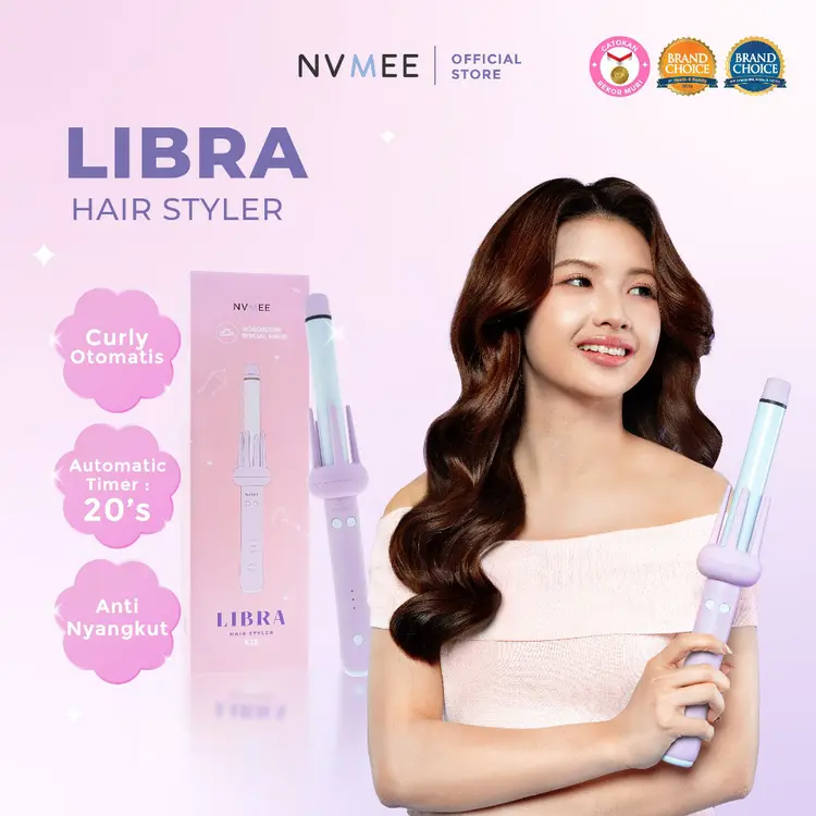 NVMEE - Libra Hair Styler 2.0 | Catokan Keriting Otomatis