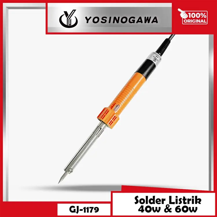 YOSINOGAWA - CUCI GUDANG SOLDER LISTRIK Besi Solder Listrik Tahan Lama Efisiensi Solder Pemanas Eksternal 40Watt dan 60Watt