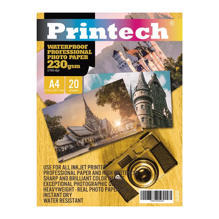 PRINTECH Kertas Foto / Photo Paper Waterproof A4 230gsm - 02010-N