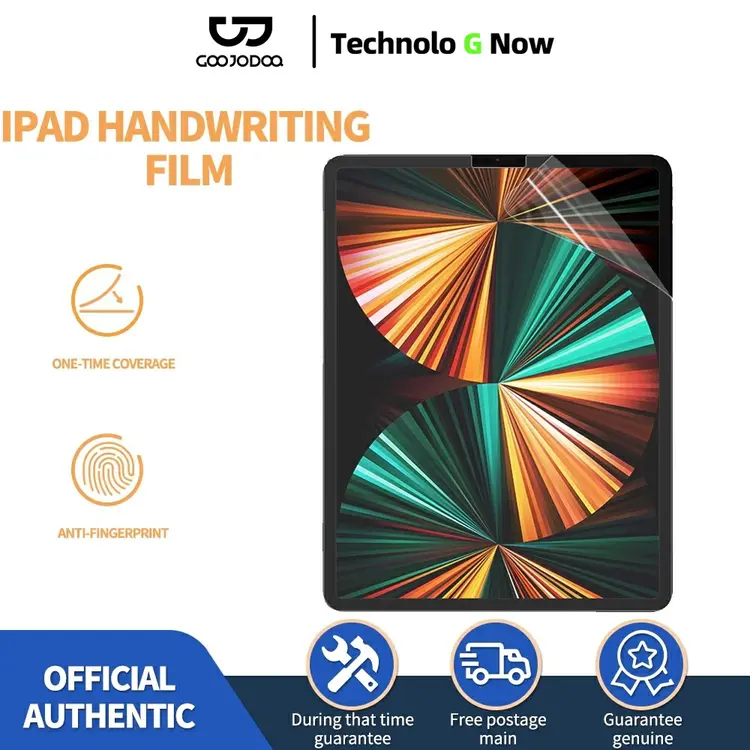 Goojodoq Paper Like Screen Protector For iPad Pro 11 2021 12.9 12 9 For iPad 8th Gen iPad Air 4 7th Gen Air 3 Paperfeel 10.2 9.7 10.5