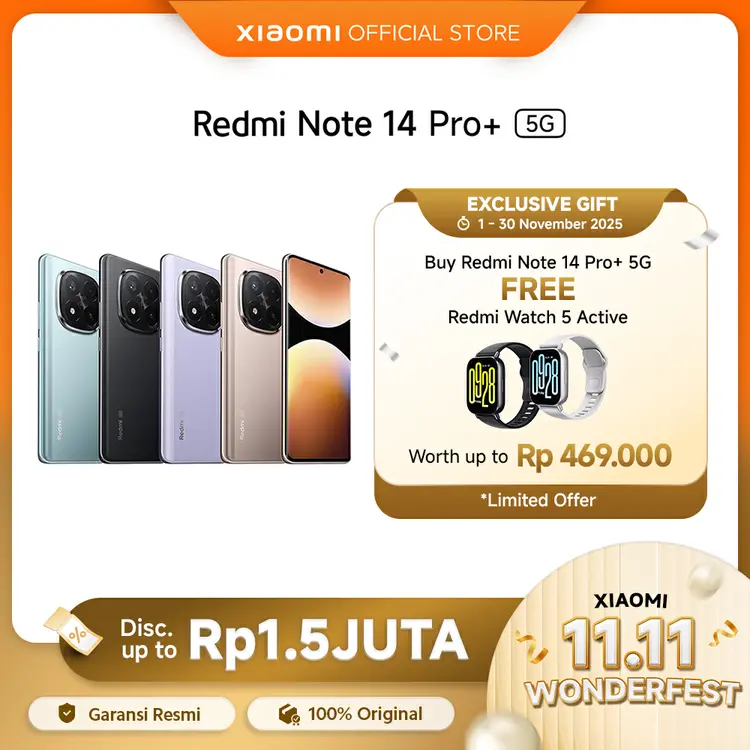 Xiaomi Redmi Note 14 Pro+ 5G | 200 MP OIS Pro grade AI Camera System | 120W HyperCharge with 5110mAh battery | IP68 | Corning Gorilla Glass Victus 2 [Official Store]