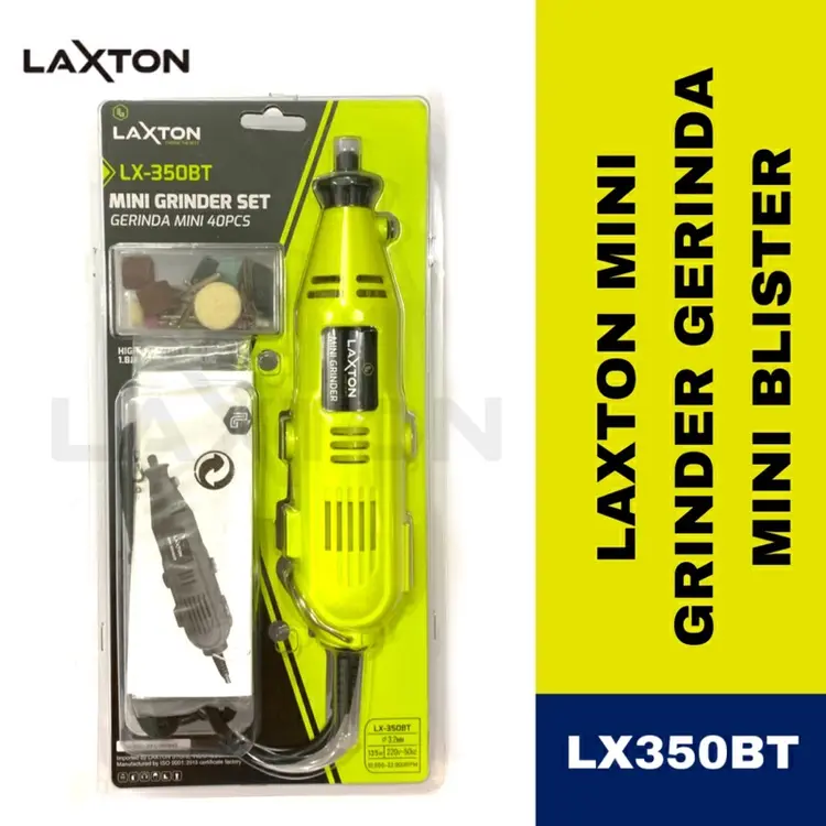 LAXTON mini grinder gerinda mini BLISTER set LX350BT MURAH LARIS variable speed