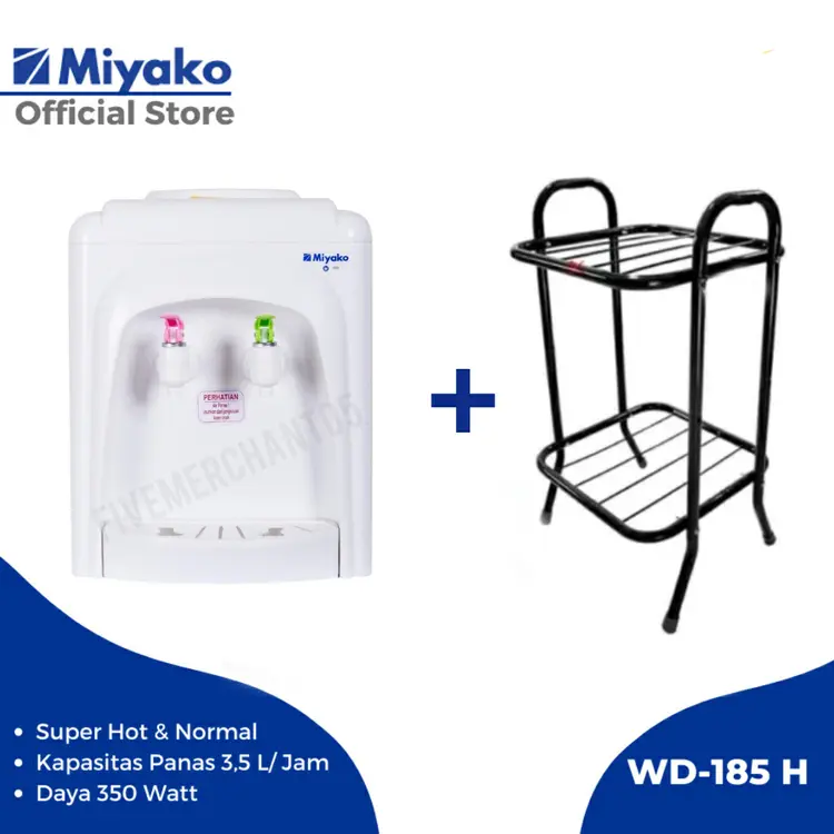 Dispenser Galon Atas Miyako WD 185 H Hot & Normal Dispenser Air Miyako 185 Dispenser Miyako Murah