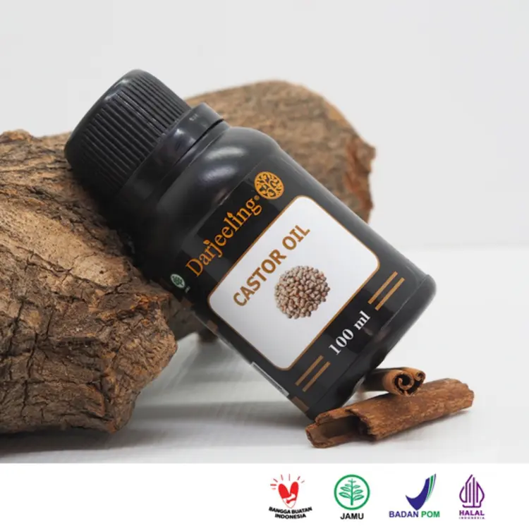 Darjeeling Castor Pure Carrier Oil / Minyak Jarak Therapeutic Grade