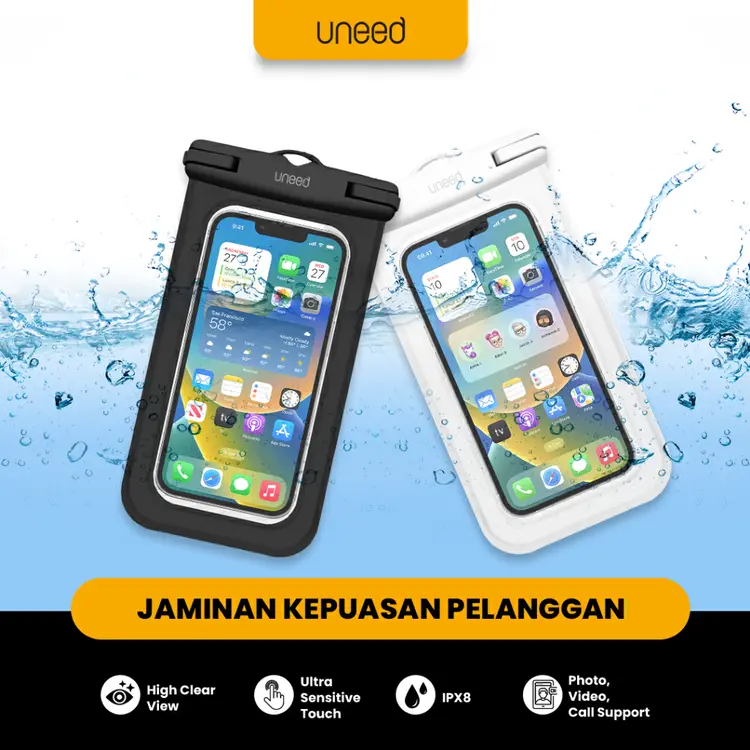 UNEED Waterproof Travel Bag / Phone Case Anti Air Up to 6.9inch – UWB102