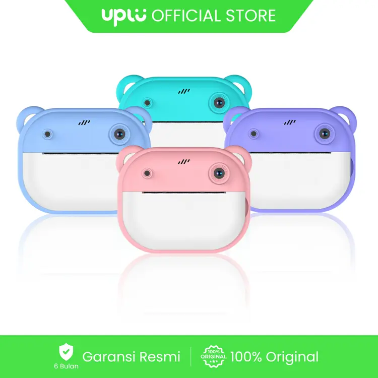 UPLU Kamera Digital Mini Anak 48 Mp Digicam Dual Camera Instan Print Langsung Cetak Foto