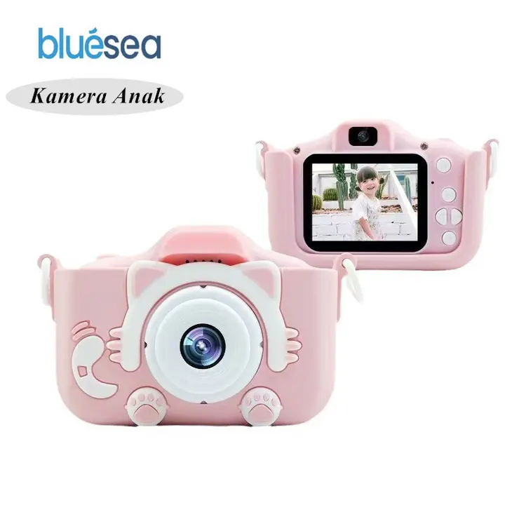 Cartoon Kamera Anak HD 3 Megapixel Kids digital Camera Child Toys for Birthday Gifts
