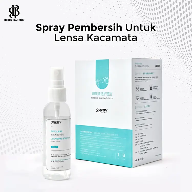 Berrbarton Spray Cairan Pembersih Noda Lensa Kacamata 60ml