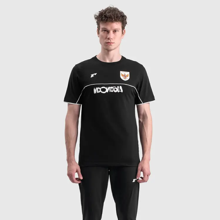Erspo Timnas 2025 T-Shirt Short Sleeve Black