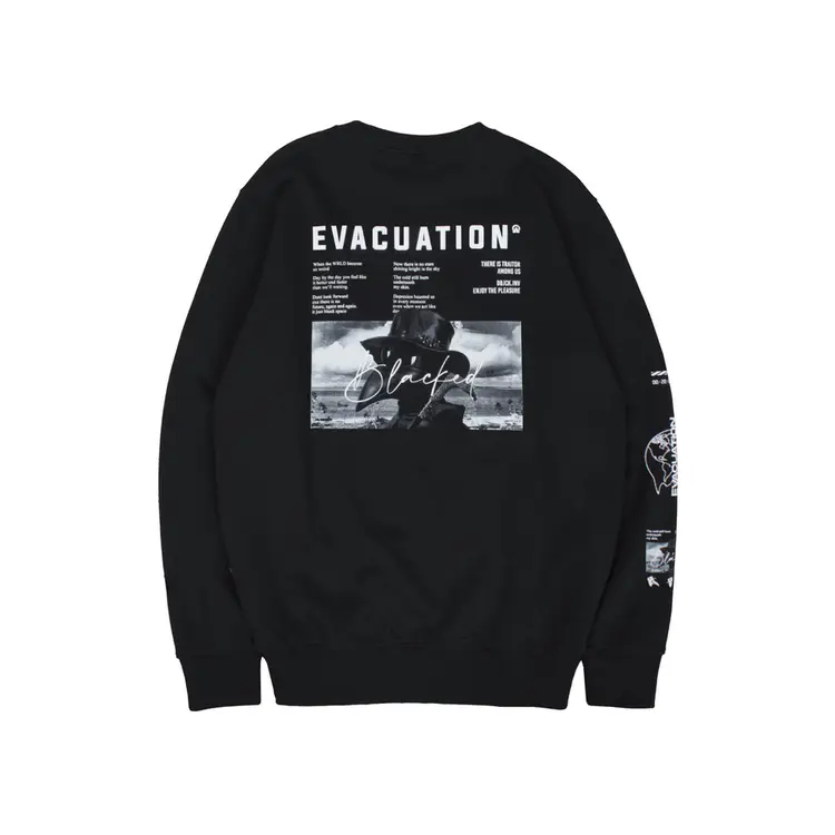 Dobujack Sweater Evacuation Black Crewneck