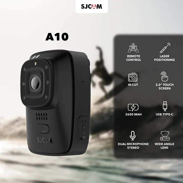 SJCAM A10 Body Cam Wearable Infrared Security Night Vision Camera
