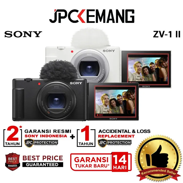 Sony ZV1 II Vlogging Camera Sony ZV-1 Mark II Sony Z V1 2 ZV1II Garansi Resmi