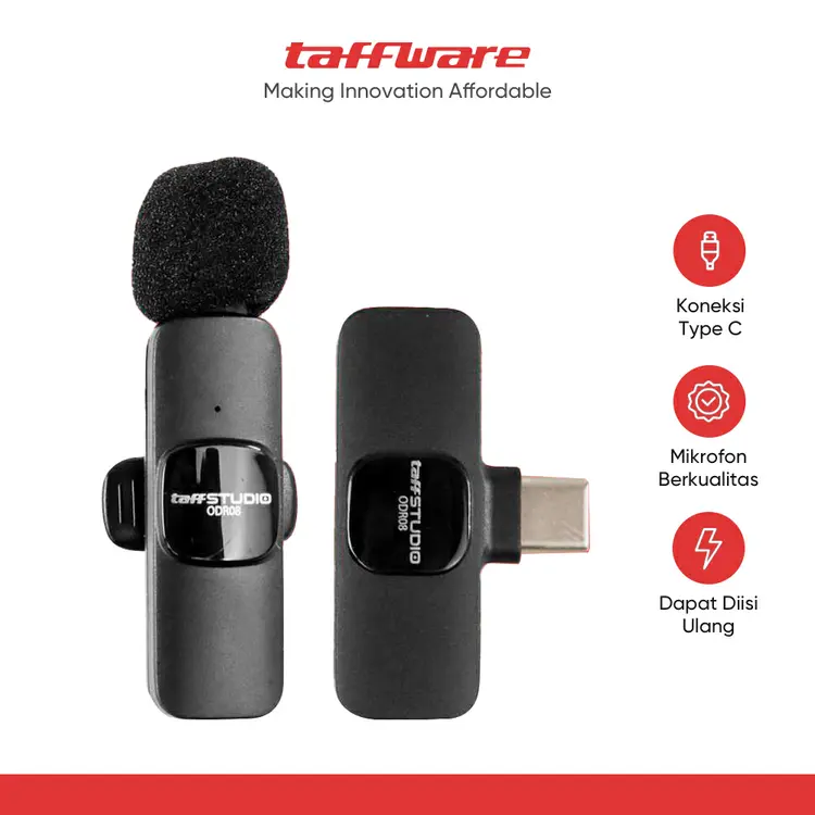 Wireless Lavalier TaffSTUDIO Lapel Portable Microphone - ODR08