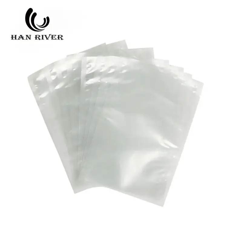 HAN RIVER 50pcs Plastik Vacum Emboss Bag Makanan 17x25cm