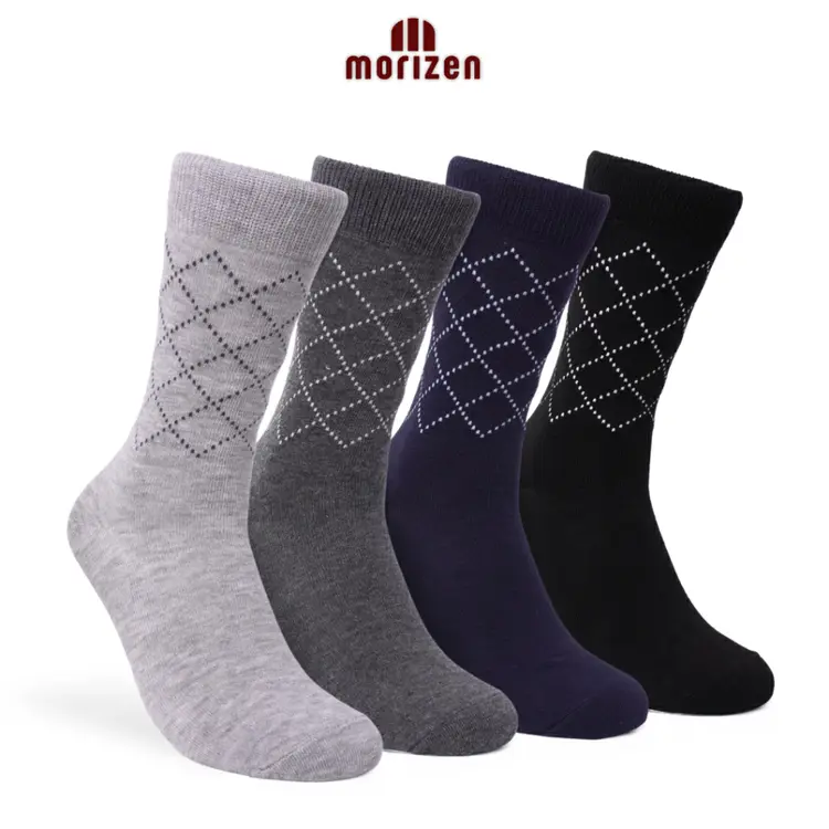 MORIZEN - Kaos Kaki Kantor Crew Oxford