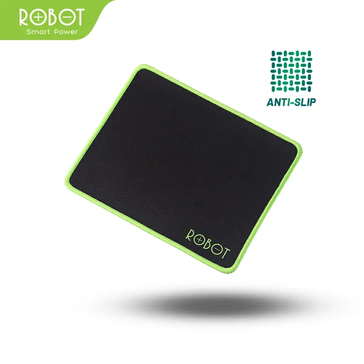 ROBOT Mousepad Laptop Anti Licin Slip RP05 Gaming Polos Hitam Murah Bahan Karet Original Garansi 1 Tahun