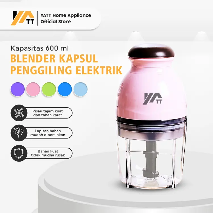 YATT COD Blender Capsule Portable Penggiling Mini Daging Buah Serbaguna MULTIFUNGSI FREE ONGKIR