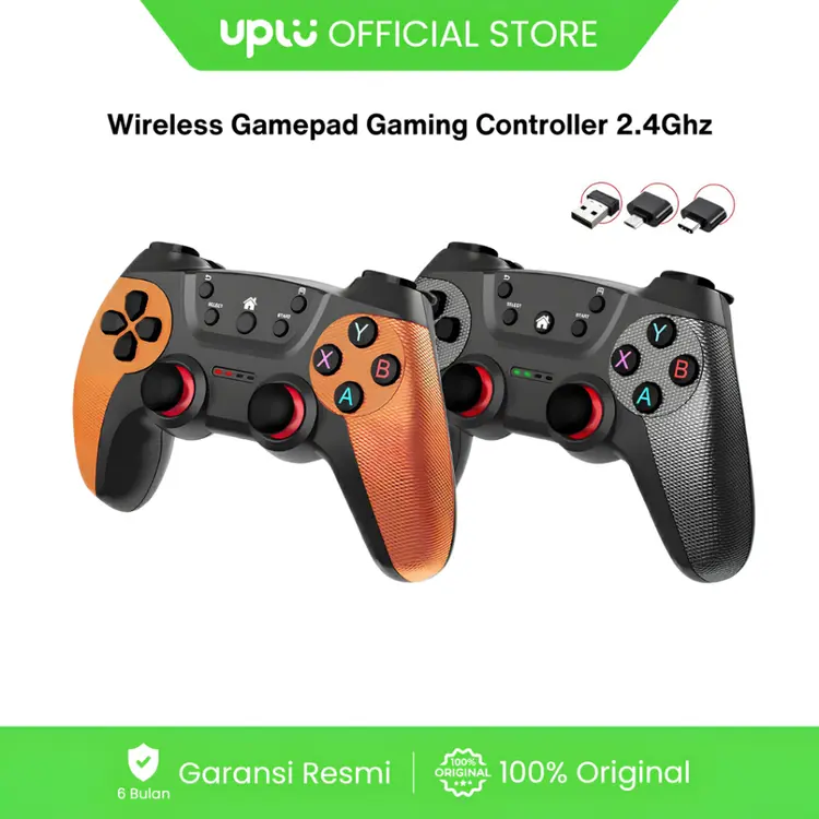 UPLU Gamepad Wireless Android 2.4G Joystick Gaming Game Pad Controller Windows PC/Laptop/Handphone