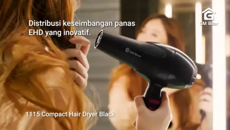 [Diskon Up To 80%] GM Bear Pengering Rambut / Hair Dryer / Hair Care / Hair Style Termurah (1115/1967)