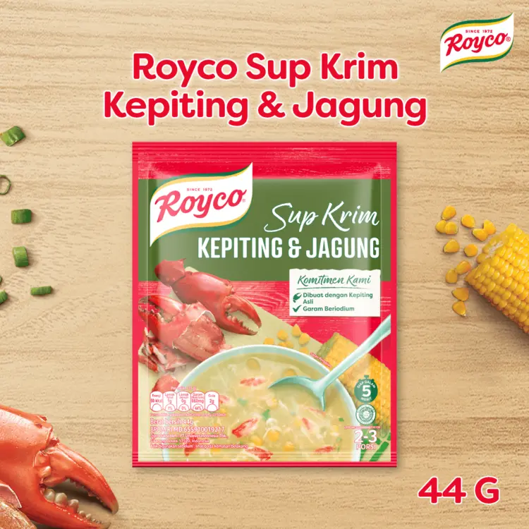 Royco Sup Krim Kepiting & Jagung 44 G