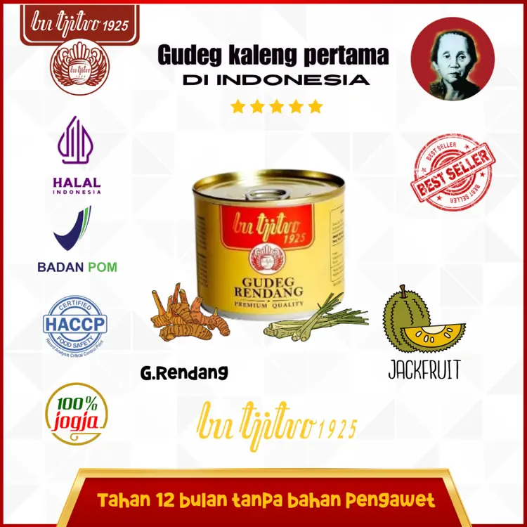 Bu Tjitro 1925 Gudeg Kaleng Rendang