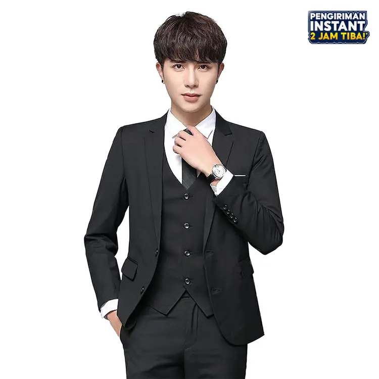 Parayu - Jas Blazer Pria Formal 2 Kancing Dua Slim Fit