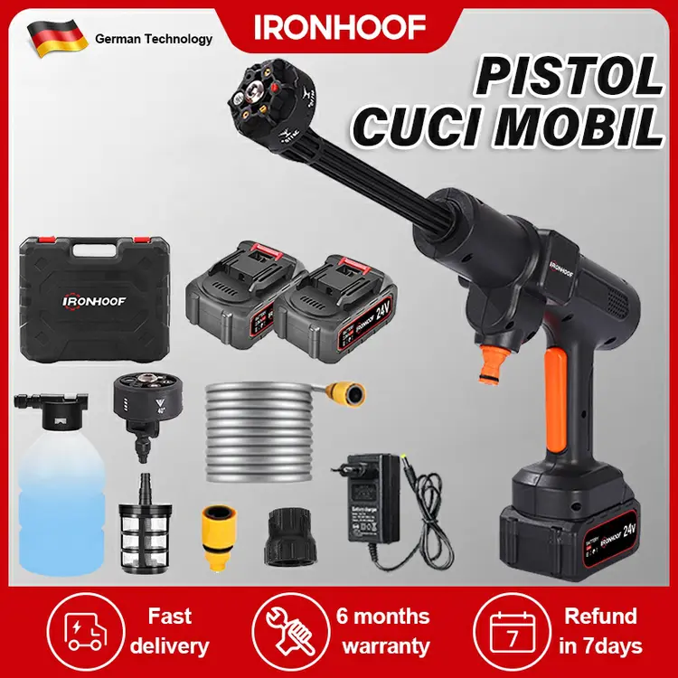 IRONHOOF 288V Alat Cuci Motor Mobil Jet Cleaner Mesin Cuci Mobil Mesin Staem Ac Mobil
