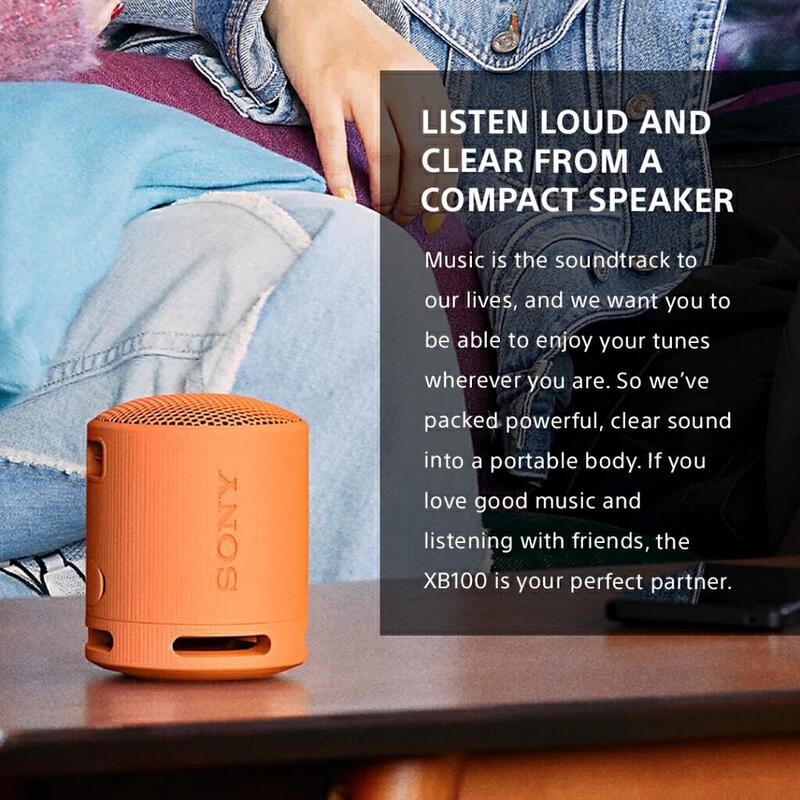 Product image Speaker Sony SRS-XB100 Portable Wireless Speaker Bluetooth Extra Super Bass Battery Up to 16h Android & IOS 4