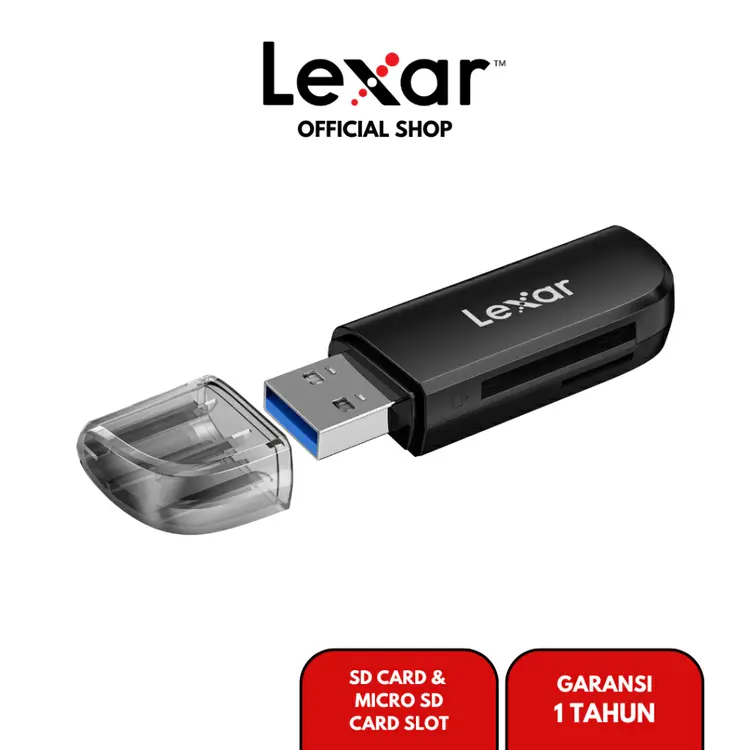 Lexar Dual Slot RW300 USB 3.2 Gen1 Card Reader SDcard / MicroSD