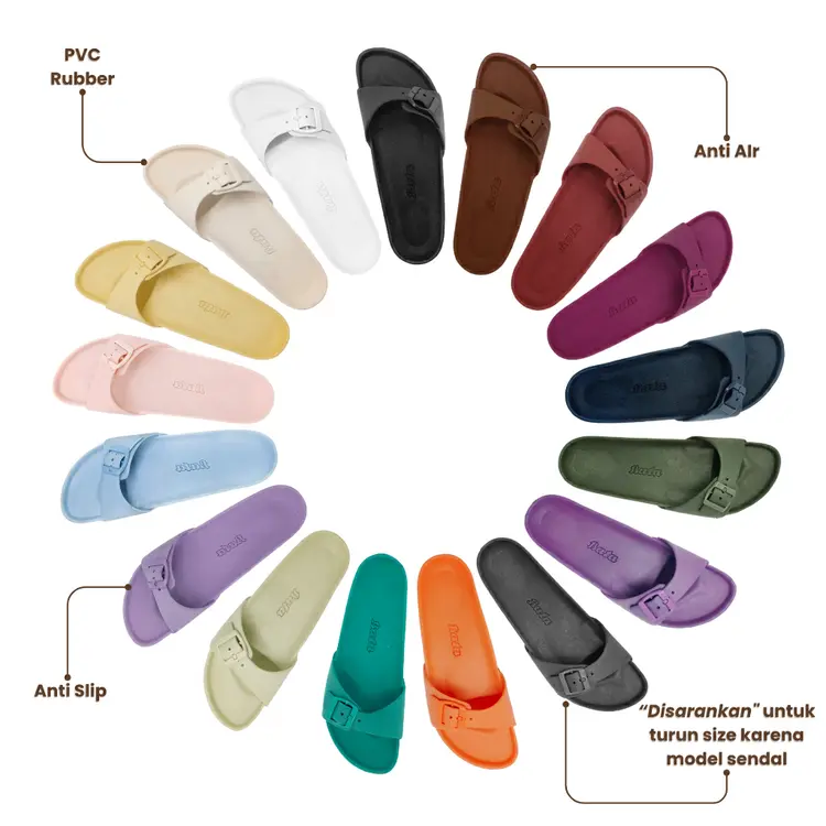 [Merdeka! Sale] BATA - PIA "Rubber" Sendal Slide Karet Wanita