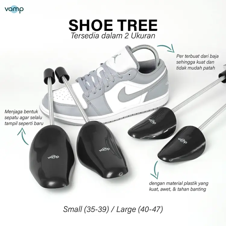 Vamp Shoe Tree | Shoes Saddle / Penyangga Sepatu