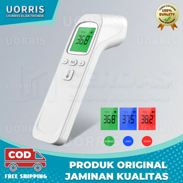 Termometer Infrared Gun Non Contact Digital Suhu Badan Tubuh Thermometer Infrared Merah Tangan Ukur Tembak Digital  Termometer