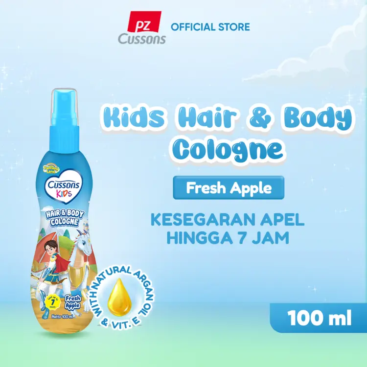 Cussons Kids Hair & Body Cologne Dragon Fresh Apple 100ml