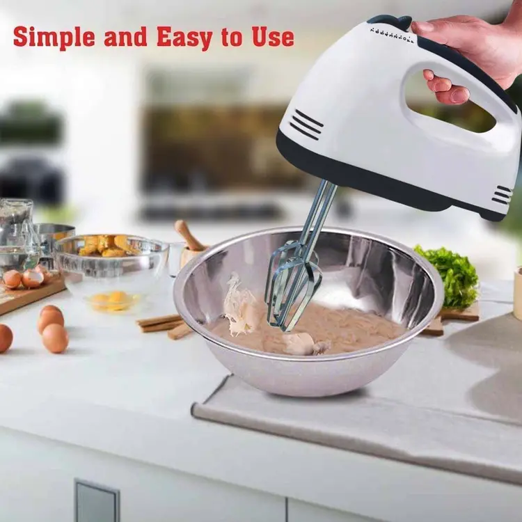 Hand Mixer  Free 4 Buah Mixer Multifungsi Pengaduk 7 Kecepatan Otomatis [KS]