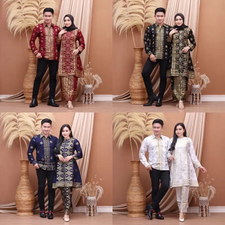 Dolbatik - Setelan Couple Batik Songket Palembang dan Rok