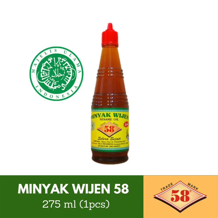 Saos 58 - Minyak Wijen Halal (275 ml)