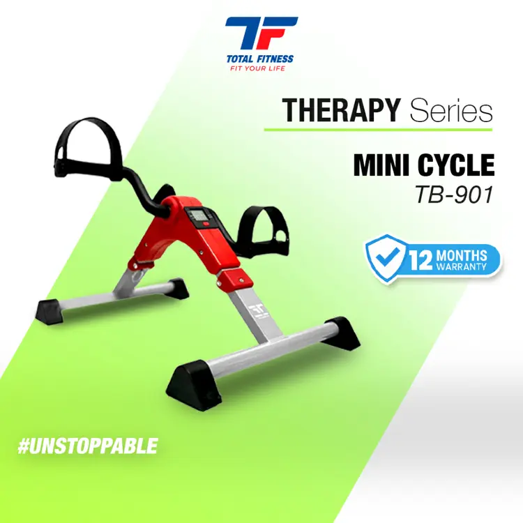 TOTAL FITNESS Sepeda Statis - Terapi Portable Mini Bike TB-901