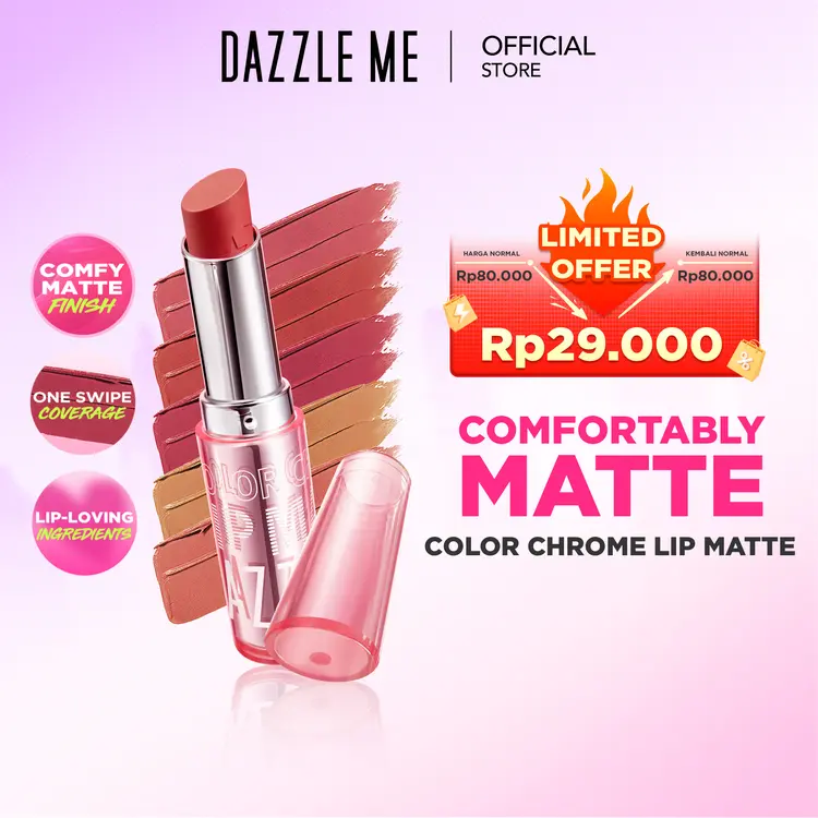 DAZZLE ME Color Chrome Lip Matte - Matte Lipstick