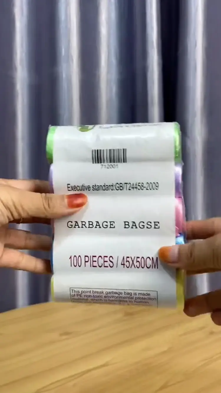 ORANGE Plastik Sampah Kantong Sampah Plastik 5 Roll - Trash Bag Kantong Sampah Serbaguna