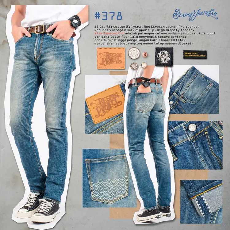 Bespoke Project - Celana Jeans Style 378