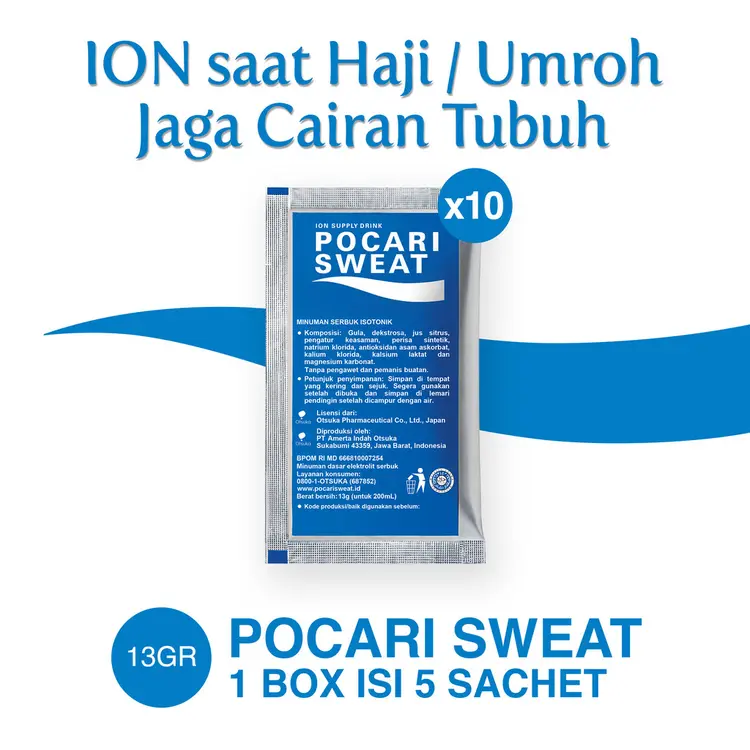POCARI SWEAT Sachet 13gr - 2 Box (10 Sachet)